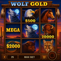 ICE Casino - Wolf Gold Slot Game