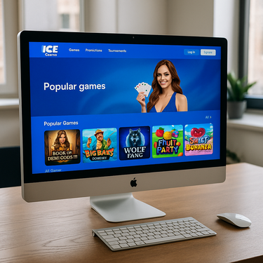 ICE Casino - Desktop Platform Screenshot - Polish Interface